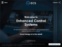Tablet Screenshot of enhancedcontrolsystems.com